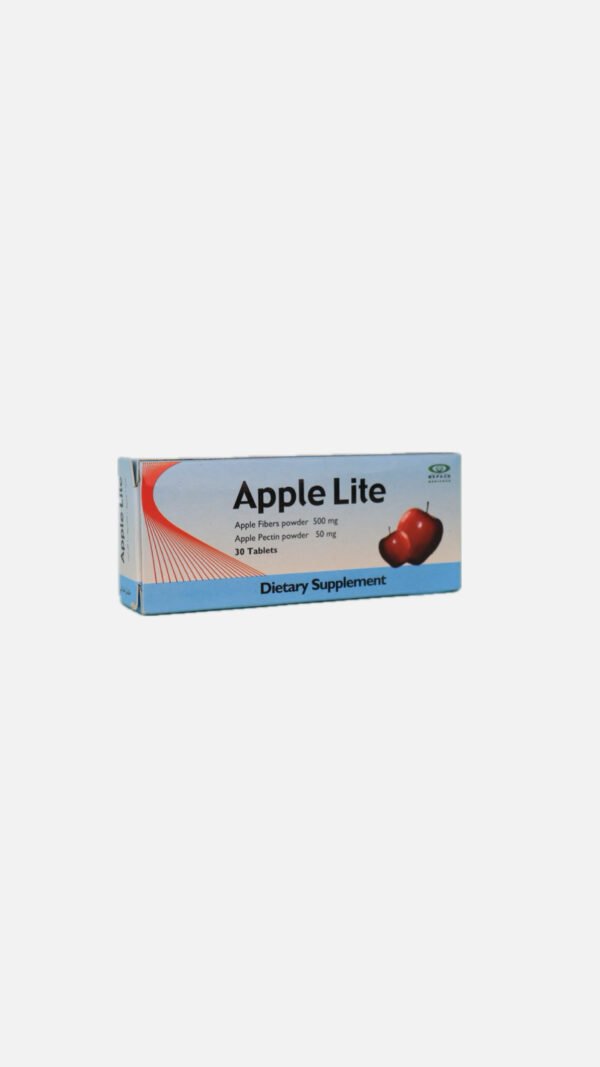 Apple-Lite 30 tabsابل لايت لصحة الجهاز الهضمي 30 قرص