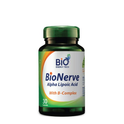 IMG_7321 Bio Energy Tech Nerve Alpha Lipoic Acid With B Complex 30 Capsule تقنية الطاقة الحيوية ألفا ليبويك أسيد و بي كومبلكس 100 كبسولة
