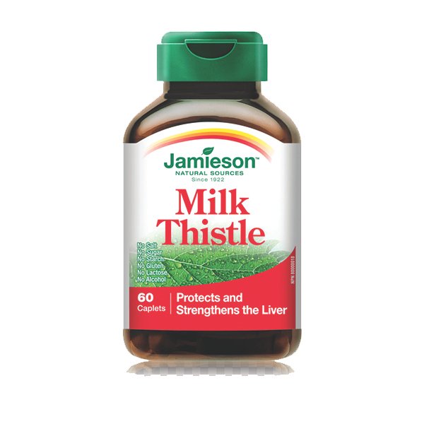 جاميسون شوك الحليب، 60 كبسولة Jamieson Milk Thistle, 60 Capsule