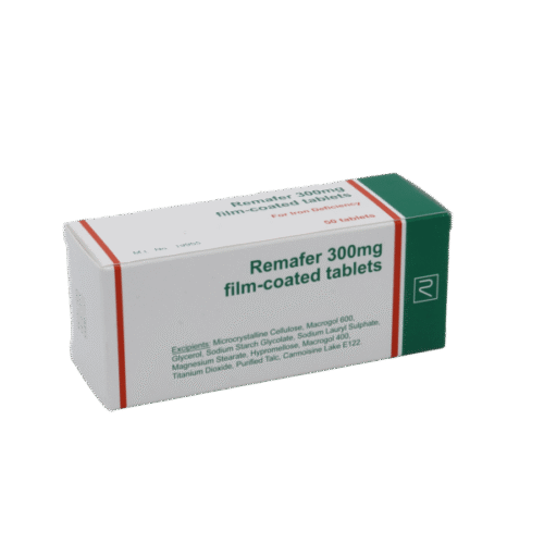 Remafer 300mg 50 Tablet.  ريمفير 300 مجم 50 قرص