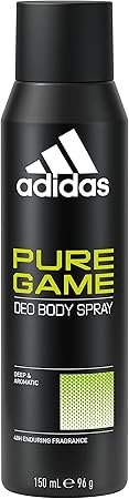 adidas pure game deo body spray 150ml