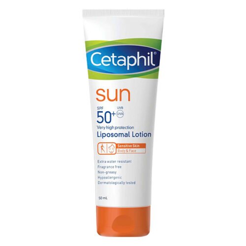 Cetaphil Oily Lotion Sunscreen for Dry Skin 50 | سيتافيل لوشن دهني واقي شمس للبشرة الجافة 50 +