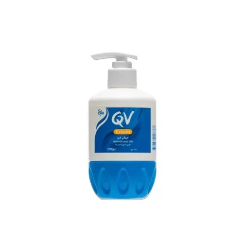 QV-Dry-Skin-Moisturizing-Cream-Pump-250Gr كيو في كريم لترطيب البشرة الجافة 250 جرامQV Dry Skin Moisturizing Cream Pump 250Gr