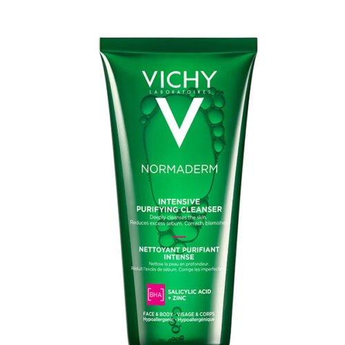 فيتشي نورماديرم جل غسول مكثف ينقي البشرة بعمق 200 مل Vichy Normaderm Intensive Purifying Gel 200Ml