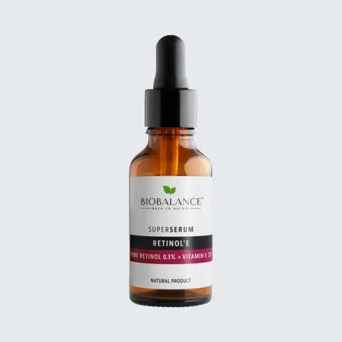inbound8076769314843856580 سيروم الريتنول+ فيتامين سي للتجاعيد 30مل | Bio Balance PURE RETINOL 0,3% + VITAMIN E 2% SUPER SERUM 30ml