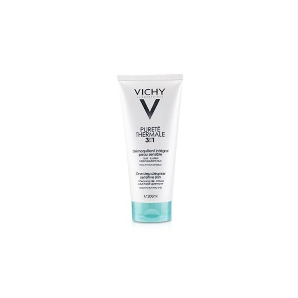 vichy_purete_thermal_3in1_cleanser_5 فيتشي بيوريت ثيرمال ماء ميسيلار المنظف خطوة واحدة 200 مل Vichy Purete Thermale One Step Micellar Cleanseing Water 200Ml