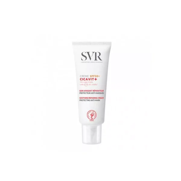 102 Svr Cicavit+ Cream Spf50+, 40Ml اس في آر سيكافيت+ كريم بعامل حماية 50+ ، 40 مل