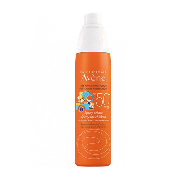 Avene Sunblock Spray 50+ For Children (200Ml) أفين بخاخ واقي شمس للأطفال حماية 50+