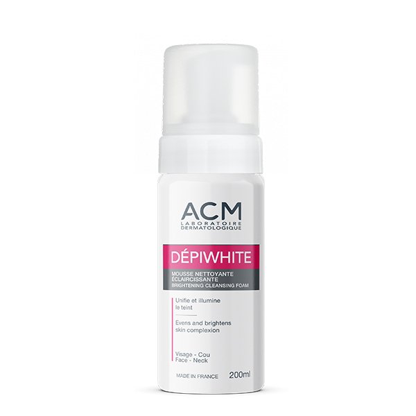 Acm Depiwhite Brightening Cleansing Foam 200Ml    ايه سي ام ديبيوايت رغوة منظفة لتفتيح البشرة 200 مل