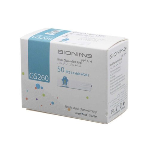 4710627336791_1 Bionime Blood Glucose Strips, 50 Strips شرائح بيونايم لقياس سكر الدم 50 شريحة
