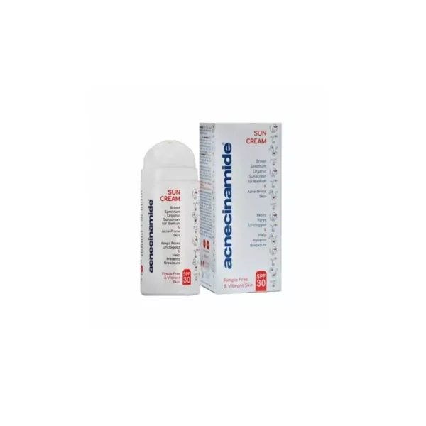 ACNECINAMIDE-SUN-CREAM-30SPF-100ML Acnecinamide Sun Cream 30 SPF 100ML | كريم الحمايه من الشمس اكني سينساميد اس بي اف ٣٠ ١٠٠مل