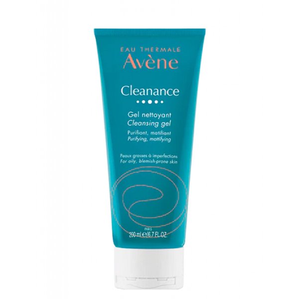 Avene Cleanance Cleansing Gel 200Ml  أفين كلينانس جل التنظيف للبشرة الدهنية 200 مل