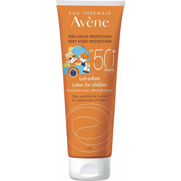 Avene Sunblock Lotion For Children Spf 50+ (100Ml) أفين لوشن واقي شمس للأطفال حماية 50+