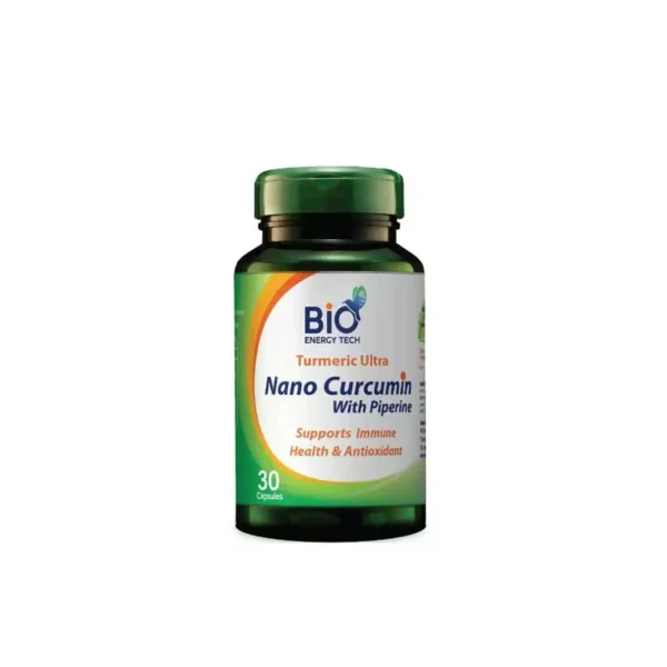 Bio Energy Tech Nano Curcumin 30Capsule تقنية الطاقة الحيوية نانو كركمين 500 مغ 30كبسولة