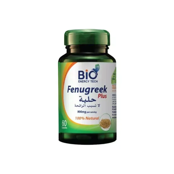 Bio Energy Fenugreek Plus 60 Capsules A| كبسولات بايو إنيرجي فينوجريك بلس، 60 كبسولة