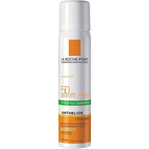 La Roche Posay Anti-Shine Invisible Face Mist With Spf 50 (75Ml) لاروش بوزيه أنثيليوس بخاخ واقي شمس حماية 50+,75 مل