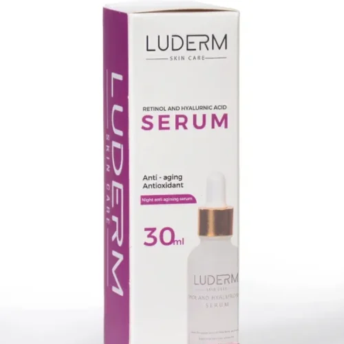 Luderm-anti-Aging-antioxidant-serum-30ml Luderm Retinol+hyaluronic Acid serum 30ml سيروم لوديرم ريتينول + حمض الهيالورونيك 30 مل