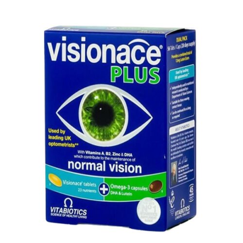 Vitabiotics Visionace Plus Vitabiotics Visionace Plus 56 Tablets/Capsulesفيتابيوتيكس فيجنيس بلس 56 قرص / كبسولة