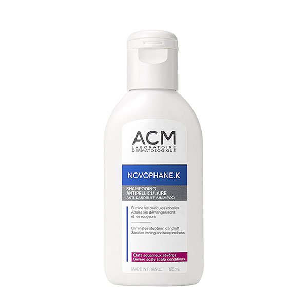 ACM Novophane K Anti-Dandruff Shampoo 125Ml اي سي ام نوفوفان كي شامبو مضاد للقشرة 125 مل