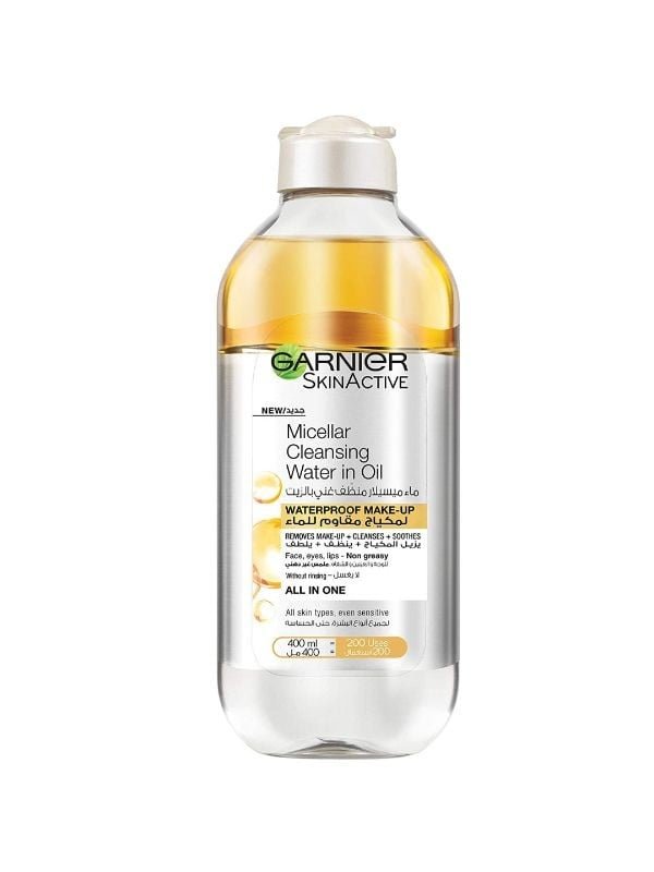 Garnier Micellar Cleansing Water In Oil 400Ml غارنييه ماء ميسيلار بالزيت منظف 400 مل