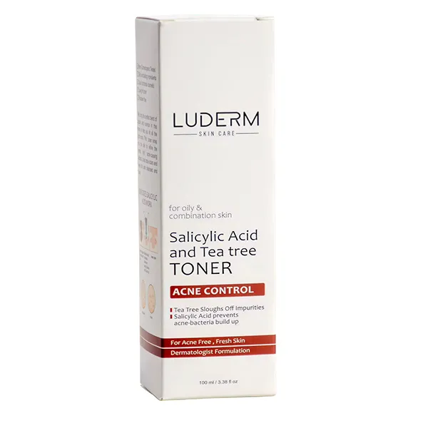 luderm-toner Luderm Salicylic Acid & Tea Tree Acne Control Toner 100Ml لوديرم تونر البشرة الدهنية للتحكم بالحبوب 100 مل