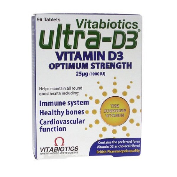 ultra_d3_25mg_96tab_5 Vitabiotics Ultra-D3 25mcg 96 Tabletفيتابيوتيكس الترا- د3, 25 ميكروغرام ، 96 قرص