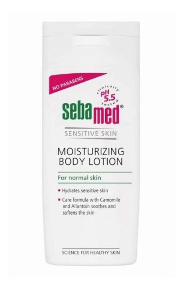 Sebamed Moisturizing Body Lotion for Normal and Dry Skin 200ml لوشن سيباميد المرطب للجسم للبشرة الحساسة والعادية والدهنية 200 مل