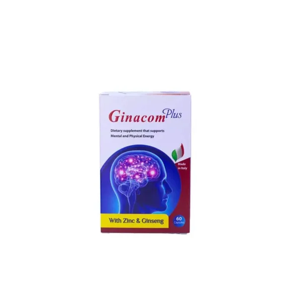 Ginacom Plus 60 Capsules جيناكوم بلس 60 كبسولة