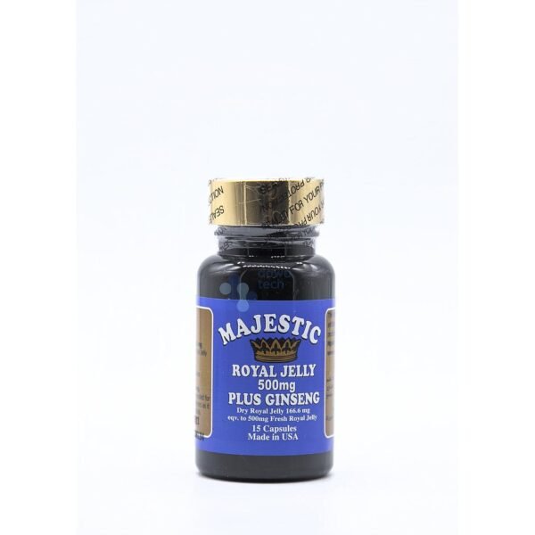 Majestic Royal Jelly 500 15Cap ماجستيك رويال جيلي 1000 مجم  ١٥قرص