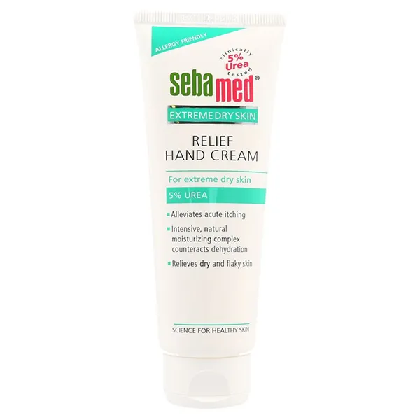 Sebamed Relief Hand Cream 5% Urea 75Ml | سيباميد ريليف كريم ترطيب اليدين باليوريا 5 % 75 مل