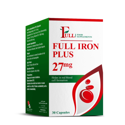 Full Iron Plus 27mg 30 Capsules