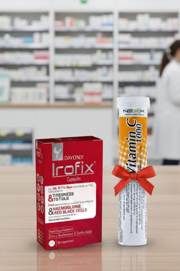 Irofix 30 Capsules + Nexx Vitamin Efferescent 20 Tablets