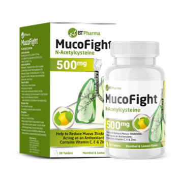 أقراص لصحة الجهاز التنفسي BT Pharma Muco Fight 30 Tablets