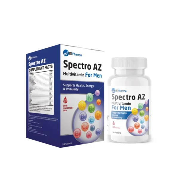 BT Pharma Spectro AZ Multivitamins for Men 30 Tablets