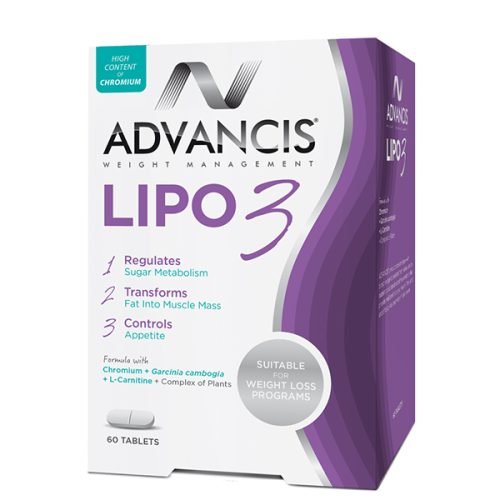 Advancis-Lipo3-(Regulates-Sugar-Metabolism)-60Tab